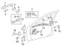 Diagram FRONT DOOR. LOCK & HARDWARE. for your 2012 TOYOTA AVALON Limited Sedan