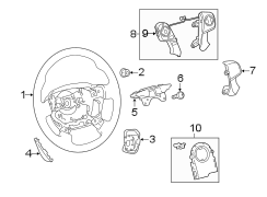 Image of Steering Wheel Radio Controls image for your 2010 Toyota 4Runner   