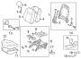 Diagram SEATS & TRACKS. DRIVER SEAT COMPONENTS. for your 2014 TOYOTA CAMRY XLE Sedan