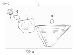 Diagram REAR LAMPS. BACKUP LAMPS. for your TOYOTA CAMRY