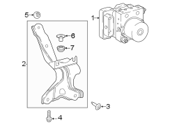 Image of ABS Hydraulic Assembly image for your 1992 Toyota Corolla   