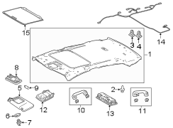 Image of HARNESS. WIRE, ROOF. image for your 2020 Toyota Corolla   