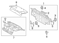 Diagram REAR BODY & FLOOR. for your TOYOTA CAMRY