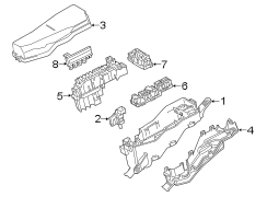 Image of Fuse and Relay Center Cover (Upper) image for your 2023 Toyota Tundra   