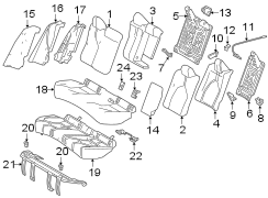 Image of Seat Cover (Rear) image for your Toyota Camry  