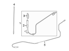 Image of Radio Antenna Assembly image for your Toyota Avalon  