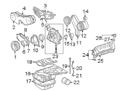 Diagram ENGINE / TRANSAXLE. ENGINE PARTS. for your 2013 TOYOTA HIGHLANDER LIMITED