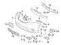 Diagram FRONT BUMPER. BUMPER & COMPONENTS. for your 2011 TOYOTA LAND CRUISER