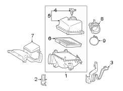 Diagram ENGINE / TRANSAXLE. AIR INTAKE. for your 2014 TOYOTA SEQUOIA