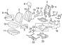 Diagram SEATS & TRACKS. SECOND ROW SEATS. for your 1987 TOYOTA