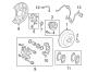 Diagram REAR SUSPENSION. BRAKE COMPONENTS. for your 2011 TOYOTA SIENNA LE Mini Passenger Van