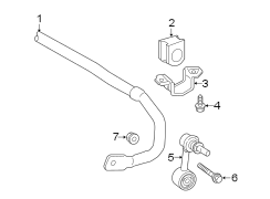 REAR SUSPENSION. STABILIZER BAR & COMPONENTS. (1/1)