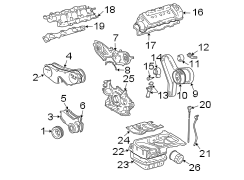 Diagram ENGINE / TRANSAXLE. ENGINE PARTS. for your 2013 TOYOTA HIGHLANDER LIMITED