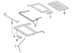 Diagram W/SUNROOF. for your 2009 TOYOTA CAMRY