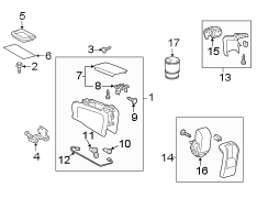 Diagram CONSOLE. for your TOYOTA PRIUS