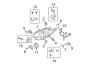 Diagram FRONT LAMPS. HEADLAMP COMPONENTS. for your TOYOTA