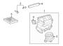 Diagram AIR CONDITIONER & HEATER. BLOWER MOTOR & FAN. for your 2010 TOYOTA 4RUNNER 2700CC 16-VALVE DOHC EFI, AUTOMATIC  4-SPEED