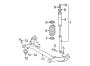 Diagram REAR SUSPENSION. SUSPENSION COMPONENTS. for your 2011 TOYOTA COROLLA Base Sedan 1.8L M/T