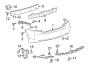 Diagram REAR BUMPER. BUMPER & COMPONENTS. for your 2013 TOYOTA VENZA