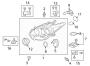 Diagram FRONT LAMPS. HEADLAMP COMPONENTS. for your 1989 TOYOTA