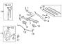 Diagram WINDSHIELD. WIPER & WASHER COMPONENTS. for your 2015 TOYOTA AVALON