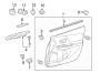 FRONT DOOR. INTERIOR TRIM. Diagram