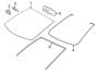 Diagram WINDSHIELD. GLASS. REVEAL MOLDINGS. for your TOYOTA