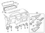 Diagram INSTRUMENT PANEL. CLUSTER & SWITCHES. for your 2014 TOYOTA Prius C