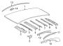 Diagram EXTERIOR TRIM. ROOF & COMPONENTS. for your 2020 TOYOTA 86