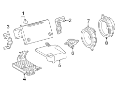 Diagram INSTRUMENT PANEL. SOUND SYSTEM. for your 2018 TOYOTA PRIUS