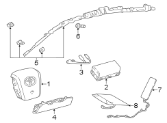 Image of Seat Air Bag Bracket (Rear) image for your Toyota