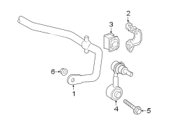 Diagram REAR SUSPENSION. STABILIZER BAR & COMPONENTS. for your 2012 TOYOTA AVALON