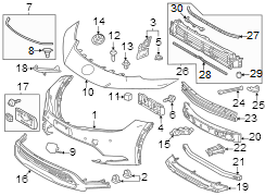 Image of Bumper Impact Bar Bracket (Front, Lower). A bracket used to attach. image for your 2013 Toyota Avalon  Hybrid XLE Sedan 