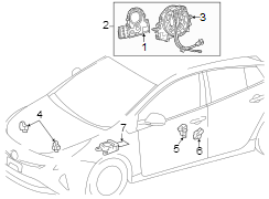 Image of Air Bag Control Module image for your 2020 Toyota Camry  SE SEDAN 