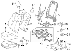 Image of Seat Cushion Foam (Front) image for your 2006 Toyota Tundra 4.7L V8 A/T RWD SR5 Extended Cab Pickup Stepside 