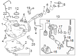 Image of Fuel Tank Shield image for your 2005 Toyota Matrix   