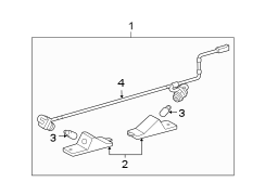 Image of License Plate Light Lens image for your 2000 Toyota RAV4   