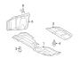 Diagram SPLASH SHIELDS. for your 2012 TOYOTA Prius V Two Wagon