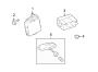 Diagram TIRE PRESSURE MONITOR COMPONENTS. Tire Pressure System for your 2016 TOYOTA CAMRY