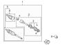 Diagram DRIVE AXLES. for your 2006 Scion TC