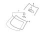 Diagram GLASS. REVEAL MOLDINGS. REVEAL MOLDINGS. GLASS. for your 2011 TOYOTA 4RUNNER