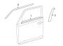 Diagram EXTERIOR TRIM. Door Belt Molding for your 2010 TOYOTA YARIS