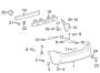 Diagram BUMPER & COMPONENTS. for your 2018 TOYOTA PRIUS Three Hatchback