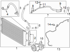 Image of A/C Refrigerant Suction Hose image for your 1987 Toyota Camry   