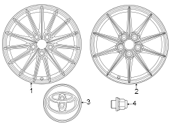 Image of Wheel Cap image for your Toyota GR Corolla  