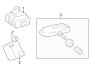 Diagram TIRE PRESSURE MONITOR COMPONENTS. Tire Pressure System for your 2016 TOYOTA CAMRY