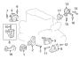 Diagram ENGINE & TRANS MOUNTING. Engine Mount for your TOYOTA AVALON