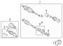 Diagram DRIVE AXLES. for your 2006 Scion TC