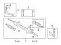 Diagram STEERING GEAR & LINKAGE. for your 2017 TOYOTA RAV4 Limited 2.5L AWD