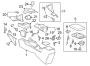 Diagram CENTER CONSOLE. for your 2011 TOYOTA LAND CRUISER